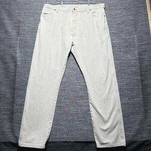 Wrangler Jeans Men's 42x34 Beige Straight Leg Denim Work Western Rodeo 13MWZTN
